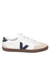 Veja Multicolor Suede And Fabric Volley Sneakers In White