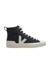 Veja Logo Board Shoes In Black
