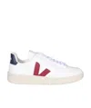 Veja V-12 Leather Sneakers In White
