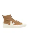 Veja Wata Ii Man Sneakers Camel Size 10 Recycled Polyester In White