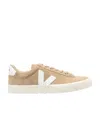 Veja Campo Low-top Suede Sneakers In Nude
