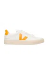 Veja V-12 Leather Sneaker In White