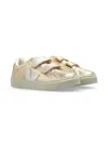 Veja Logo-patch Sneakers In Gold