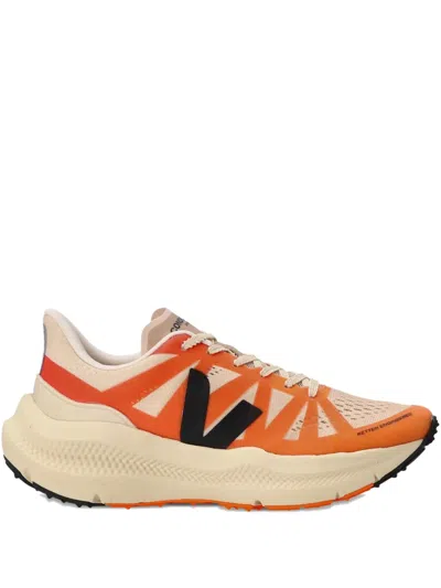 Veja Logo-print Sneakers In Orange