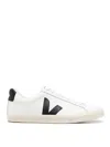 Veja Extra White And Black Leather Esplar Sneakers