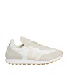 Veja Two-tones Polyester And Suede Rio Branco Sneakers In White