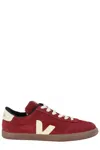 Veja Panenka Suede Leather Sneaker In Grenat Sun Bark In Red