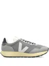 Veja Low-profile Mesh And Suede Sneakers In Gray