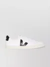Veja Leather Sneakers Low-top Rubber Sole In White