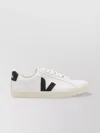Veja Low Top Sneakers With Contrast Heel Tab In Animal Print