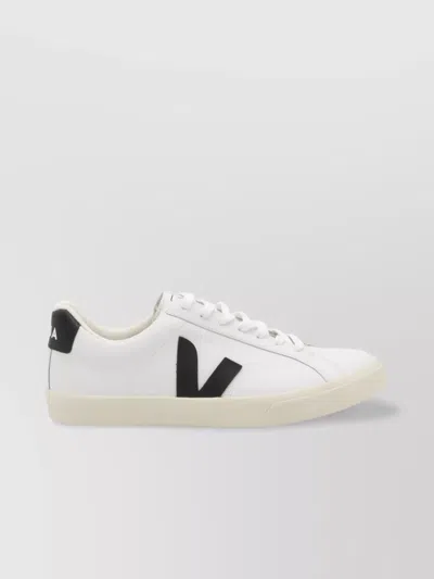 Veja Low Top Sneakers With Contrast Heel Tab In Animal Print