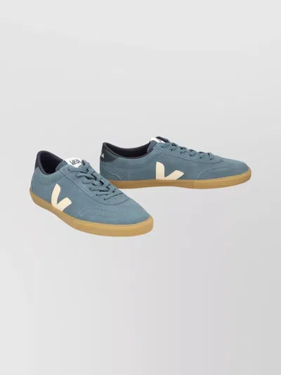 Veja Low-top Suede Sneakers For Daily Wear In Blue
