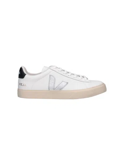 Veja Low-top Leather Sneakers In White