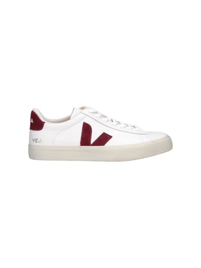 Veja Low-top Leather Sneakers In White