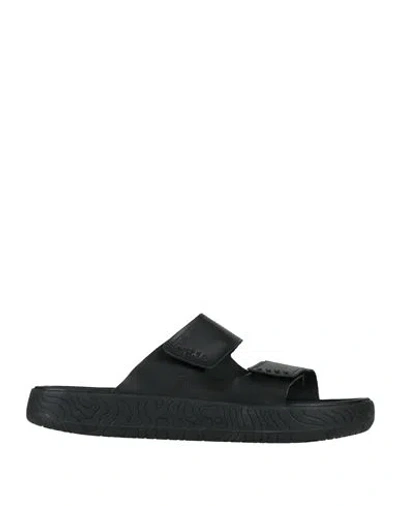 Veja Man Sandals Black Size 11 Leather