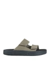 Veja Man Sandals Military Green Size 9 Leather