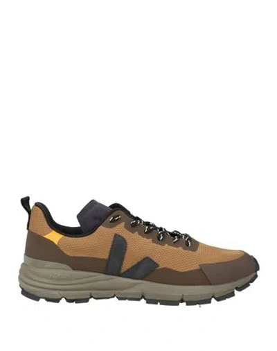 Veja Man Sneakers Brown Size 9 Textile Fibers