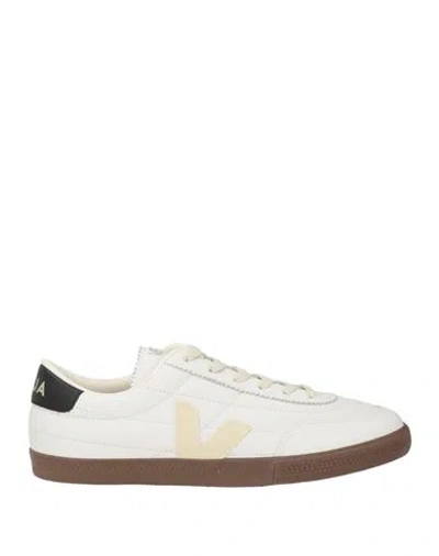 Veja Man Sneakers Off White Size 9 Leather