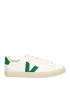 Veja Recife Chromefree Leather Men Sneaker In White Emeraude In White