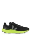 Veja Marlin Lt V-knit Fluo Sneakers In Black
