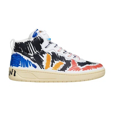 Pre-owned Veja Marni X V-15 High 'scribble' | Multi-color | Men's Size 40