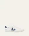 Veja Logo-patch Low-top Sneakers In White/black