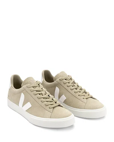 Veja Men's Campo Low Top Leather Sneakers In Dune In Brown