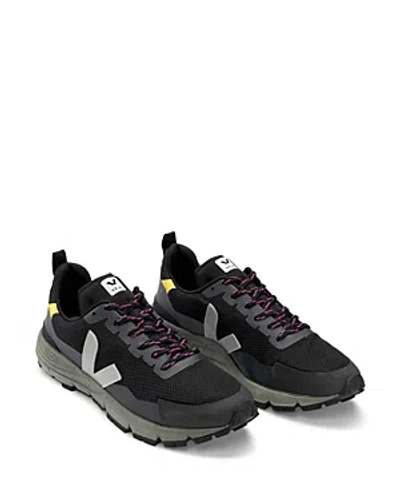 Veja Men's Dekkan Lace Up Sneakers In Black/ Oxgrey