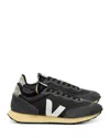 Veja Rio Branco Panelled Mesh Sneakers In Black White