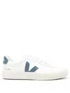 Veja Campo Low-top Sneakers In Off-white Leather In White
