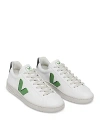 Veja Men's Urca Lace Up Coated Cotton Sneakers In White Cypress