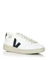 Veja V10' White Low-top Sneakers With Logo In Vegan Leather In White Nautical