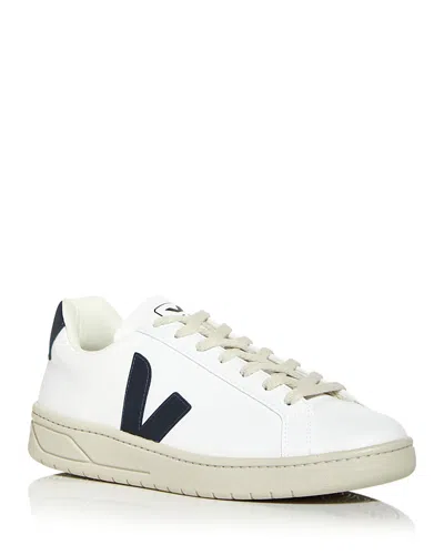 VEJA MEN'S URCA LACE UP COATED COTTON SNEAKERS