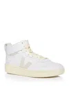 Veja Men's V95 High Top Sneakers In White