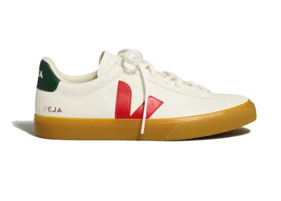 Pre-owned Veja Men's  Campo Chromefree Sneakers In Extra White/pekin/poker
