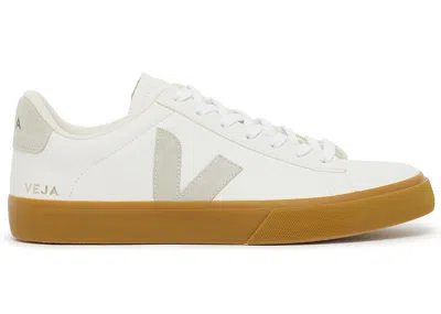 Pre-owned Veja Men's  Campo Low Gum Sneakers In Extra White/natural