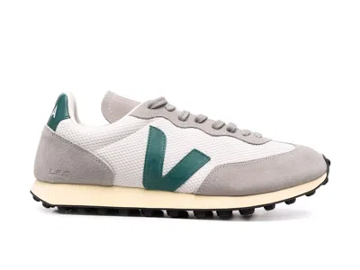 Pre-owned Veja Men's  Rio Branco Alveomesh Sneakers In Gravel Grey/brittany