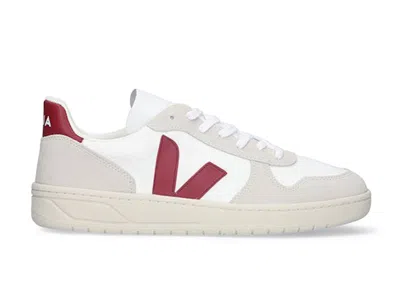 Pre-owned Veja Men's  V10 Bmesh Sneakers In Natural/marsala