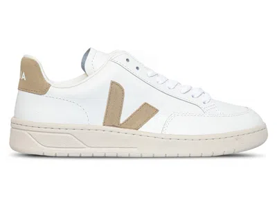 Pre-owned Veja Men's  V12 White Dune Sneakers In Extra White Dune