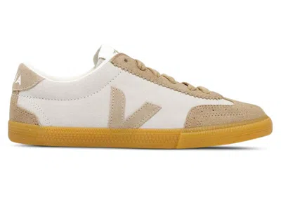 Pre-owned Veja Men's  Volley Sneakers In Natural/sahara In Sand