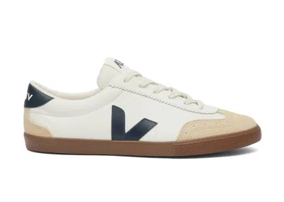 Pre-owned Veja Men's  Volley Sneakers In White/nautico/bark