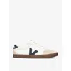 Veja Multicolor Suede And Fabric Volley Sneakers In White