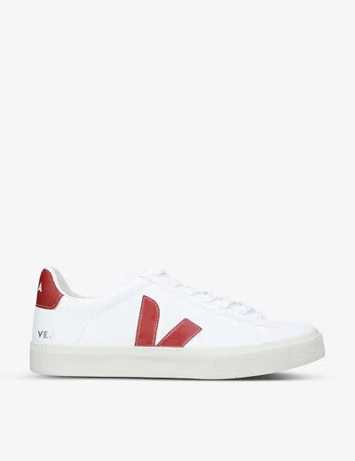 Veja Mens White/oth Men's Campo Chromefree Leather Trainers