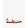 Veja Volley Sneakers In White/red