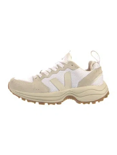 Pre-owned Veja Mesh Colorblock Pattern Chunky Sneakers In White
