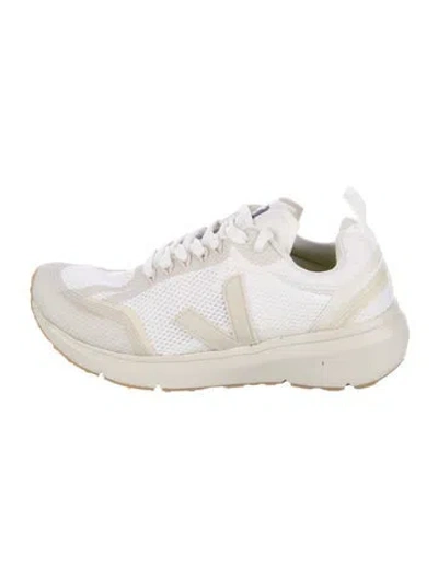 Pre-owned Veja Mesh Colorblock Pattern Sneakers In Neutral