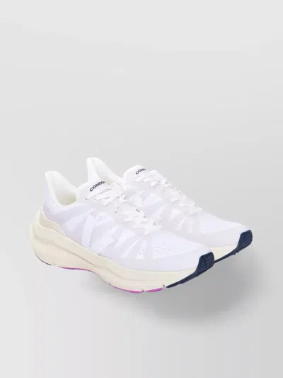 Veja Mesh Engineered Low Top Sneakers In White