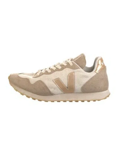 Pre-owned Veja Mesh Sneakers In Neutrals