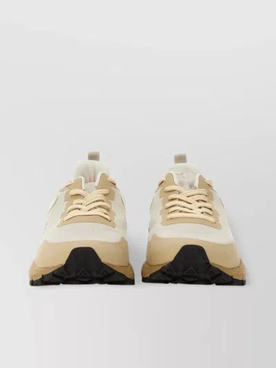 Veja Mesh Upper Dekkan Sneakers With Pull Tab And Rubber Sole In Neutral
