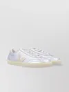 Veja Low-top Metallic Finish Rubber Sole Sneaker